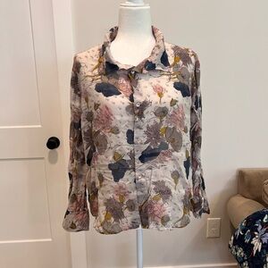 Marni Multicolor Floral Button Down Shirt